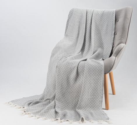 Покрывало "NAZBONC" (GREY) серый, 200х220