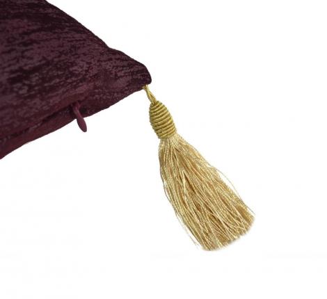 Наволочка декоративная "Sofi de Marko" Эстер (бордо) Жаккард, 45х45