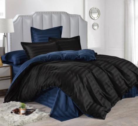 Постельное белье Valtery OD-60 Страйп Сатин, 1.5 спальный