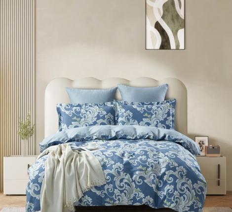 Постельное бельё "KARTEKS" Сатин печатный КВ-579, Евро