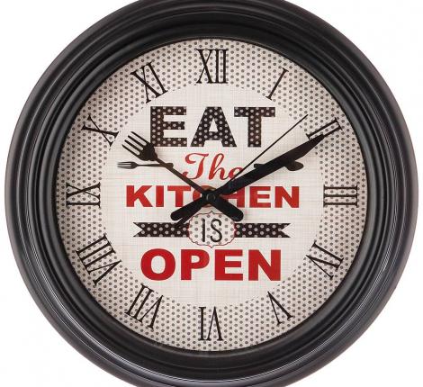 Часы настенные кварцевые "CHEF KITCHEN", диаметр 31 см