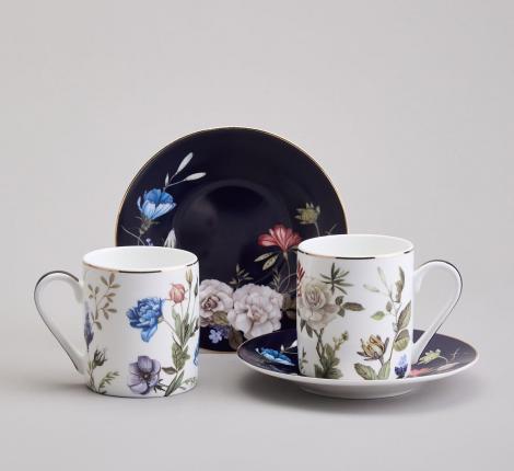 Кофейный набор "BELLE" 86-2549-1 на 2 персоны, 4 предмета (100 мл)