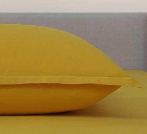 Постельное белье "Sofi de Marko" Саммер (горчичный) Варёный хлопок, 1,5 спальный