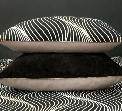 Постельное белье с одеялом "Kazanov.A." Байрон (трюфель) Велюр/Egypt Cotton, Евро