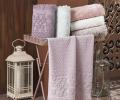 Набор махровых полотенец 70х140 (1/6 шт.) LUX COTTON (E840) WENDY