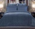 Постельное белье "Kazanov.A." Lindor Premium (деним платина) Egypt Cotton, Евро
