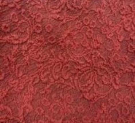 Чехол на угловой диван Karteks "Классика" с оттоманкой KAR 002-05 (левый), бордовый