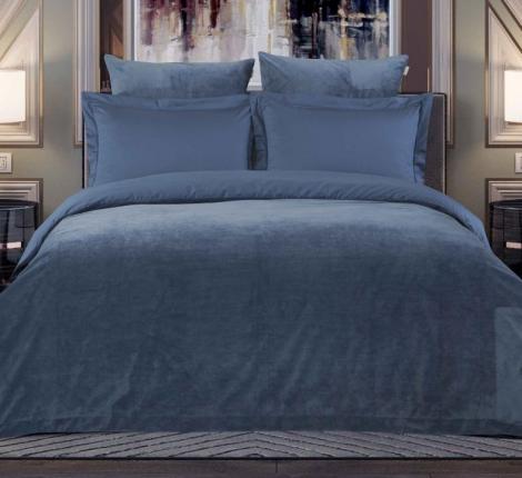 Постельное белье "Kazanov.A." Lindor Premium (деним платина) Egypt Cotton, Евро