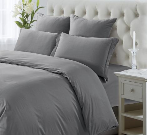 Постельное бельё "KARTEKS" Сатин однотонный SKO-029, 2 спальный