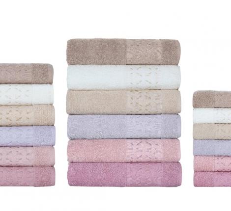 Набор махровых полотенец KARACAN "Dalia", 50х85-6 шт.