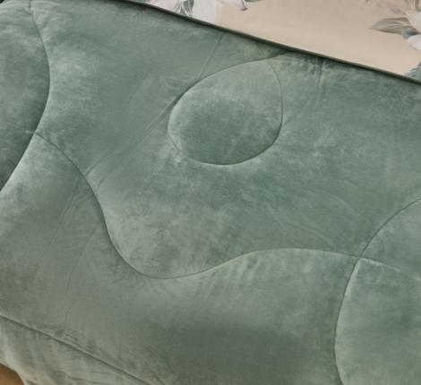 Постельное белье с одеялом "Sofi de Marko" Ренато №39 Велюр/Сатин, Евро