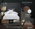 Постельное белье с одеялом "Kazanov.A." Линари (корица жемчуг) Велюр/Egypt Cotton, 1,5 спальный