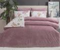 Постельное белье "Kazanov.A." Бегония (маджента) Велюр/Egypt Cotton, Семейный