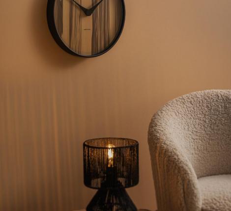 Часы настенные Karlsson "WOOD MELANGE" (светлое дерево, липа), 40х40х4,5 см