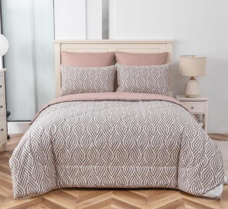 Постельное белье с одеялом "Sofi de Marko" Ришелье №44 Сатин, 1,5 спальный