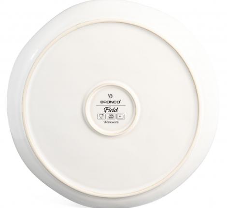 Набор обеденных тарелок 4 штуки "FIELD", диаметр 25,5 см