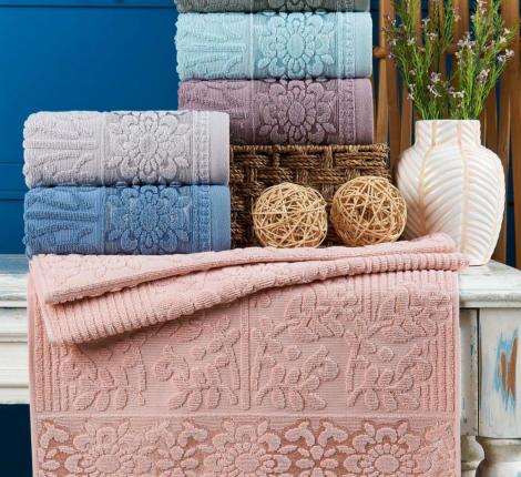 Набор махровых полотенец &quot;PHILIPPUS&quot; 70х140 (1/6 ) PRIME COTTON (A395) LYDIA