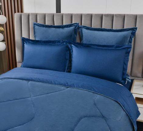 Постельное белье с одеялом &quot;Sofi de Marko&quot; Энрике (синий) Комплект Евро