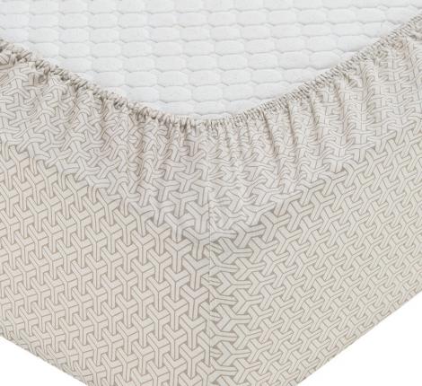 Простынь сатин на резинке PCT-4, 160x200х25