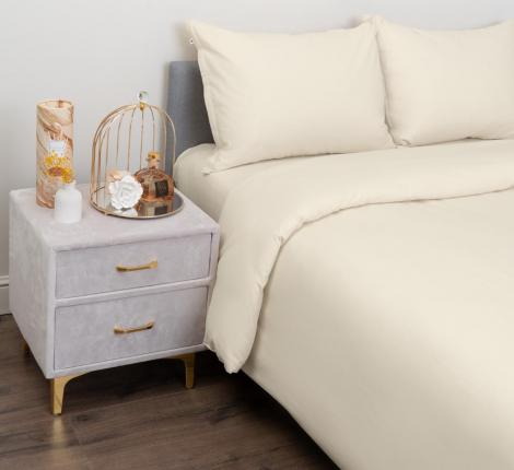 Постельное белье "Siberia" Сэнди (крем) Ранфорс, 2 спальный