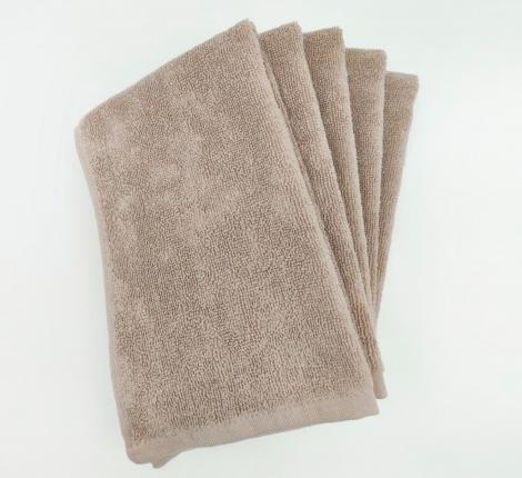 Набор махровых салфеток "Sofi de Marko" Дэйзи 30х50-5шт., светло-бежевый