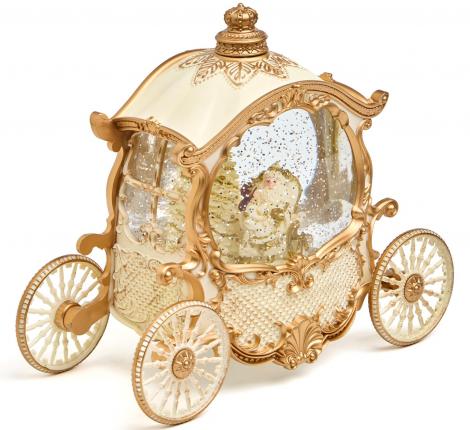 Музыкальная статуэтка с LED-подсветкой "КАРЕТКА", 26*11,5*21,5 см