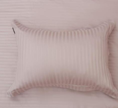 Постельное белье "Sofi de Marko" Моне (пепел роза) Страйп Сатин, 1,5 спальный