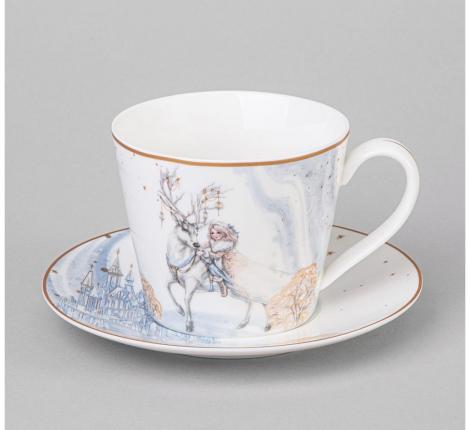 Чайная пара "СНЕЖНАЯ КОРОЛЕВА" 590-623, 300 мл