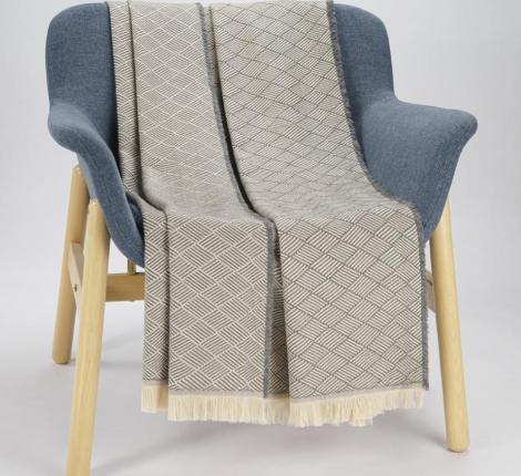 Плед CROCUS 140х200, серый