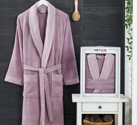 Халат женский METEOR Шалька SIDNEY XXL, баклажан
