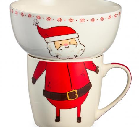 Набор посуды "ДЕД МОРОЗ", 2 предмета