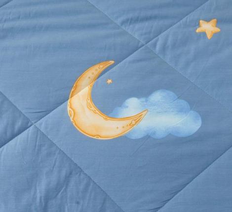 Постельное белье с одеялом детское "Sofi de Marko" Moon Сатин, 1,5 спальный