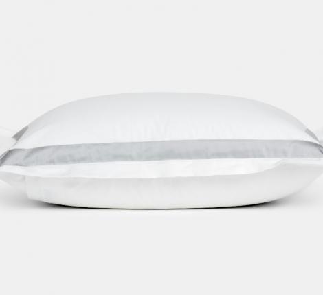 Наволочка с широкой отделкой "ALPINE ASH GREY ALLURE GRASS" Мако-Сатин, 50х70 (2шт)