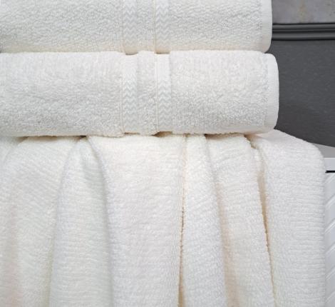 Комплект махровых полотенец "Kazanov.A." Merlin (молоко), 50х90+70х140