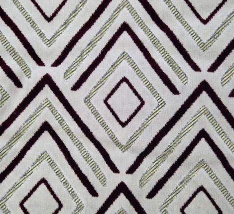 Покрывало шпигель люкс "Karteks" на диван 180х220 РОМБ 4, бордовый