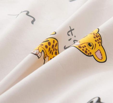 Постельное белье детское "Sofi de Marko" Зверушки (желтый) Сатин, 1,5 спальный