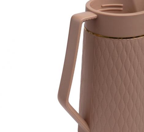 Термос "AGNESS" 734-102-1, 1000 мл (кофейный)