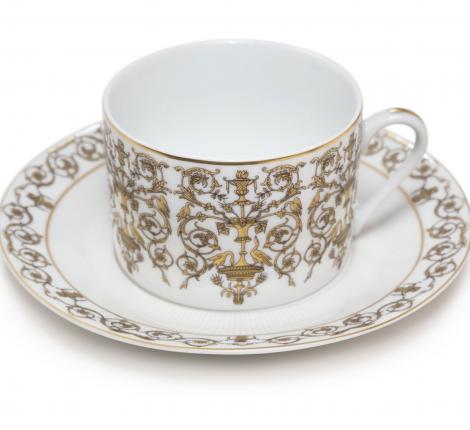 Чайная пара "TUILERIES" 160 мл, лиможский фарфор