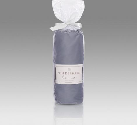 Простыня на резинке "Sofi de Marko" Мармис (индиго) Сатин, 180х200х30