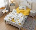 Постельное белье с одеялом детское "Sofi de Marko" Africa (желтый) Сатин, 1,5 спальный