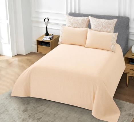 Постельное бельё "KARTEKS" жаккардовый сатин АКВАРЕЛЬ CVP 06, 2 спальный