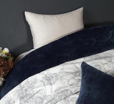 Постельное белье с одеялом "Kazanov.A." Мэгги (индиго жемчуг) Велюр/Egypt Cotton, Евро