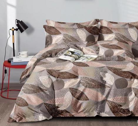 Постельное бельё "Cleo" Art Color 15/169-AC Полисатин, 1,5 спальный