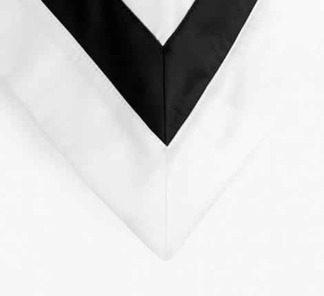 Наволочка с широкой отделкой "ALPINE DARK ONYX ALLURE GRASS" Мако-Сатин, 50х70 (2шт)