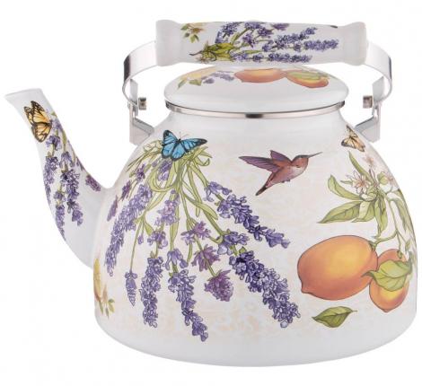 Чайник эмалированный "ПРОВАНС ЛИМОНЫ", 4,0 л
