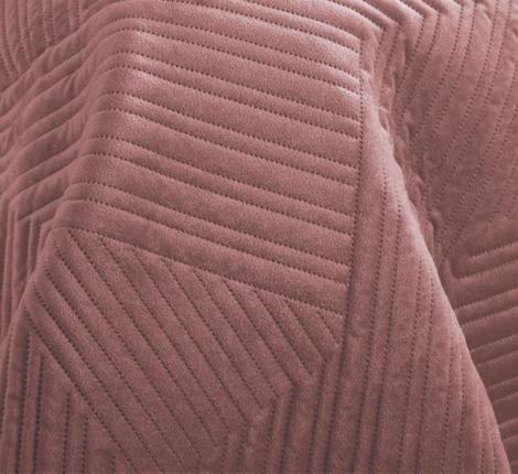 Покрывало из бархата "KARTEKS" 01, 240х260 (50х70-2 шт), пудра