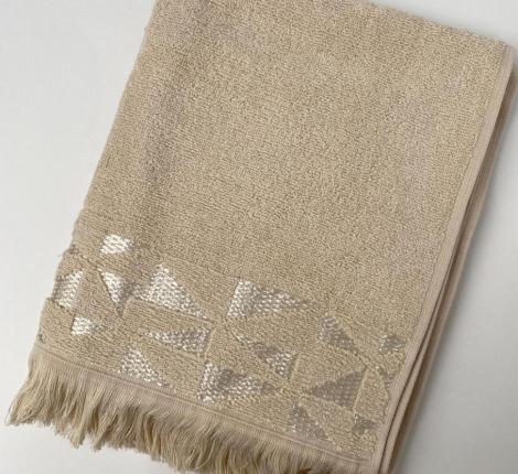 Полотенце махровое Созвездие (бежевый), 70х135