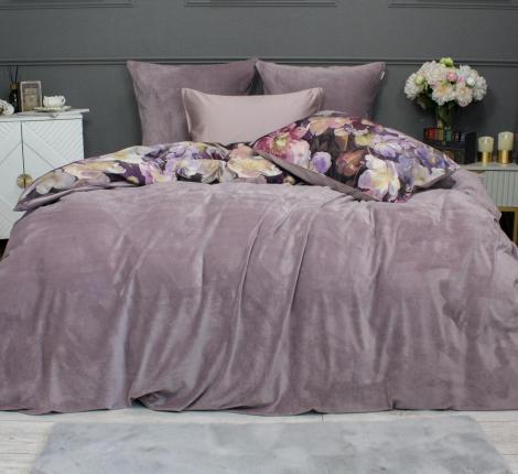 Постельное белье Kazanov.A. Монро (пыльная роза бургунди) Велюр/Egypt Cotton, Евро