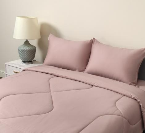 Постельное белье с одеялом "Sofi de Marko" Эльмира (чайная роза) Сатин, Евро