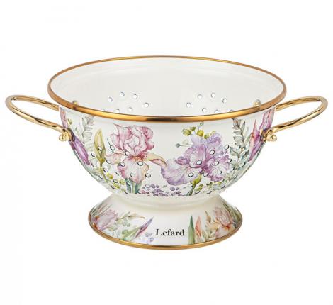 Дуршлаг эмалированный "IRISES, диаметр 22 см